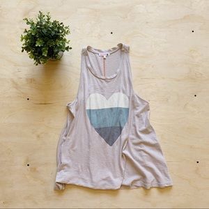 Sundry | Heart Graphic Tank